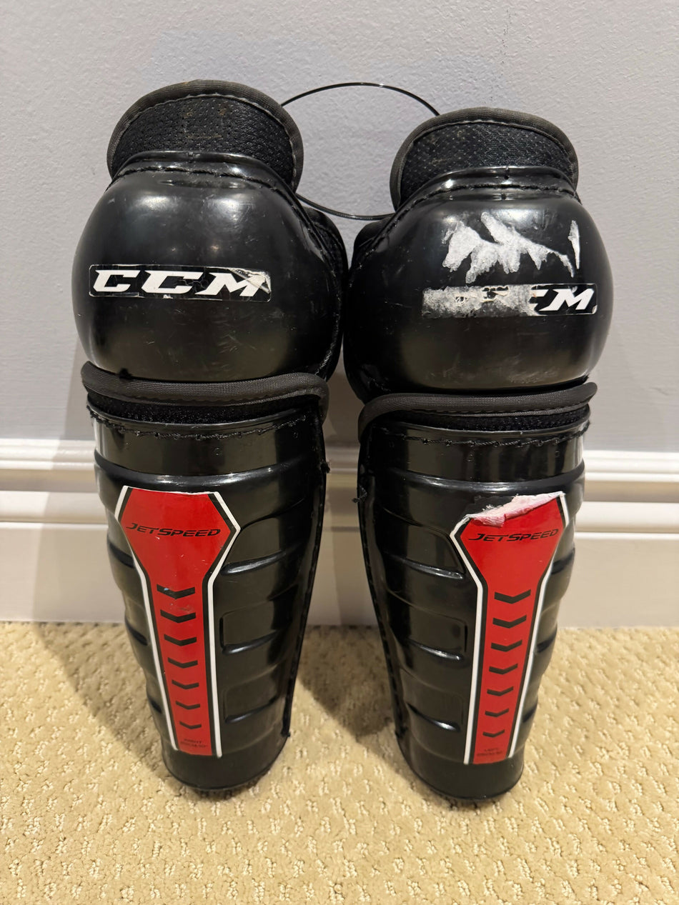 CCM JetSpeed Youth Shin Guards 10"